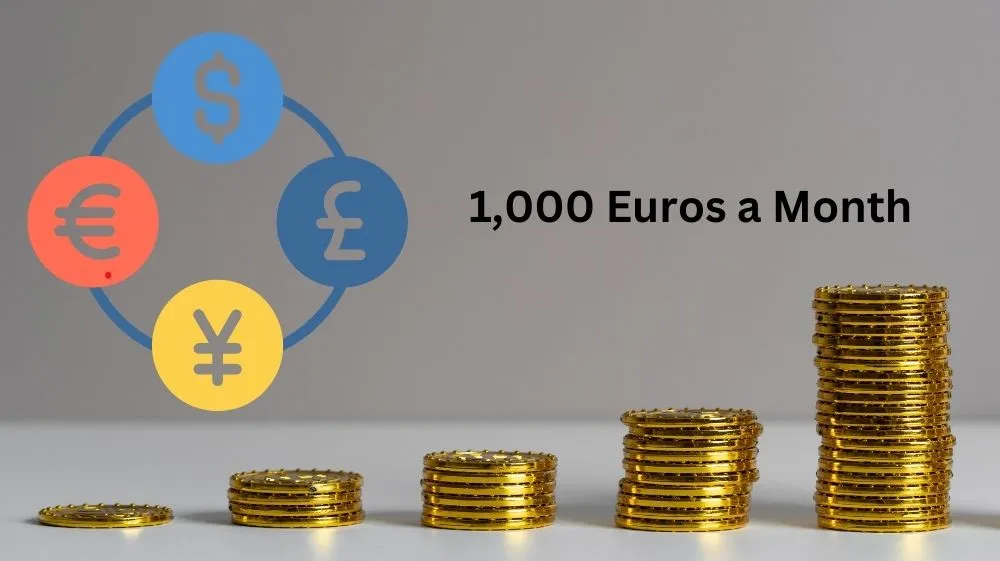 1,000 Euros a month